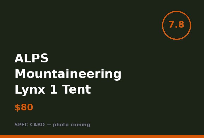 ALPS Mountaineering Lynx 1 Tent