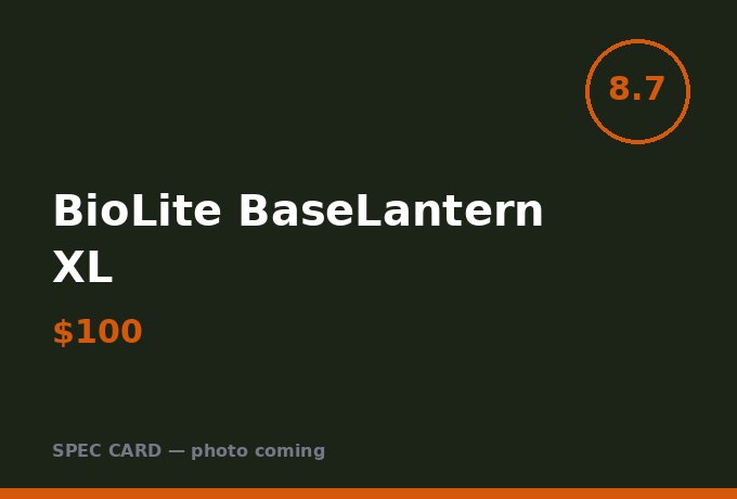 BioLite BaseLantern XL