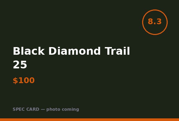 Black Diamond Trail 25