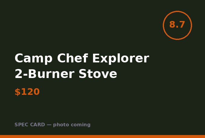Camp Chef Explorer 2-Burner Stove