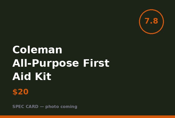 Coleman All-Purpose First Aid Kit