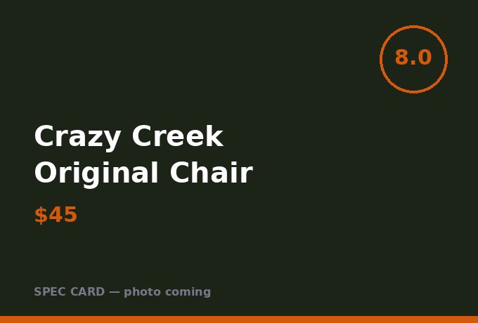 Crazy Creek Original Chair