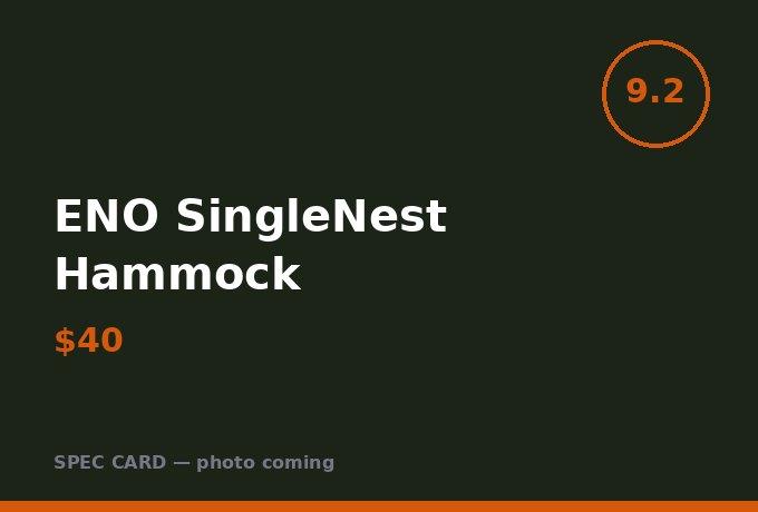 ENO SingleNest Hammock