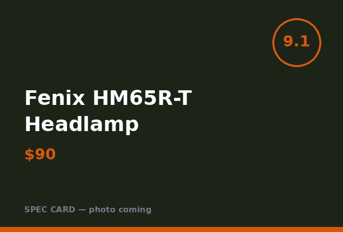 Fenix HM65R-T Headlamp