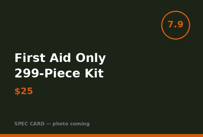 First Aid Only 299-Piece Kit