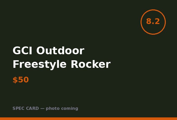 GCI Outdoor Freestyle Rocker
