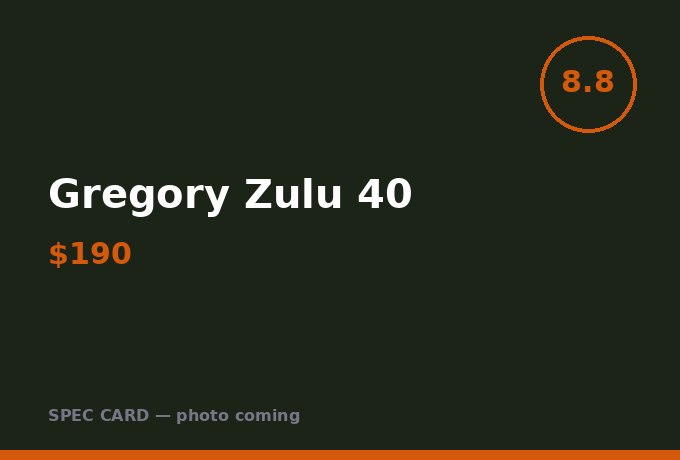 Gregory Zulu 40