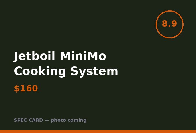Jetboil MiniMo Cooking System