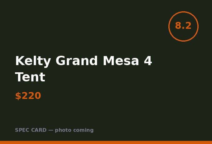 Kelty Grand Mesa 4 Tent