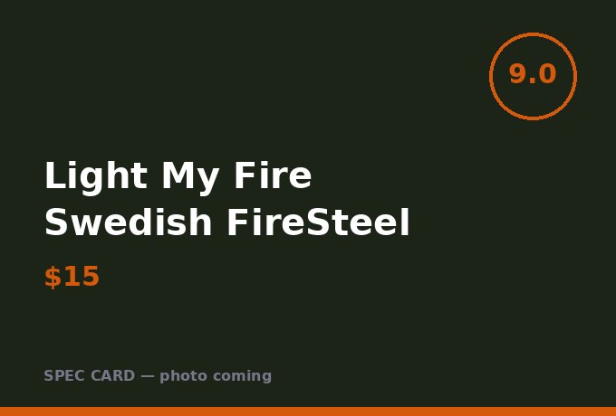 Light My Fire Swedish FireSteel