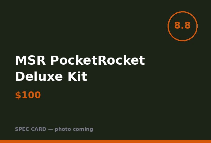 MSR PocketRocket Deluxe Kit
