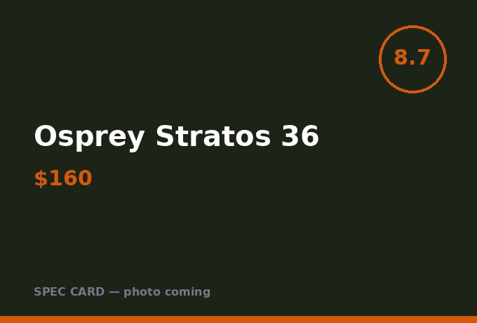Osprey Stratos 36