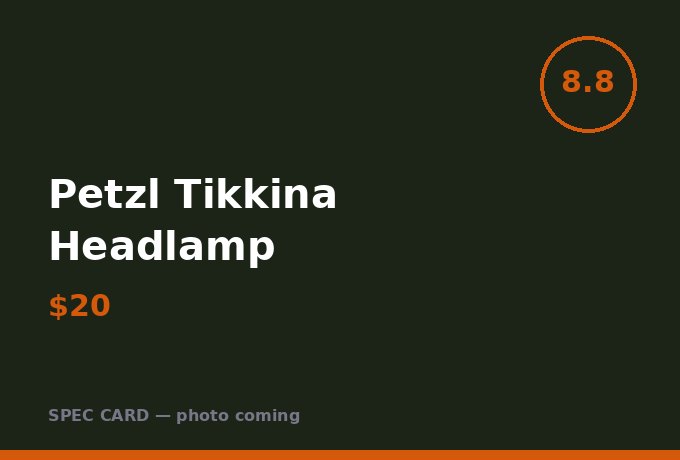 Petzl Tikkina Headlamp