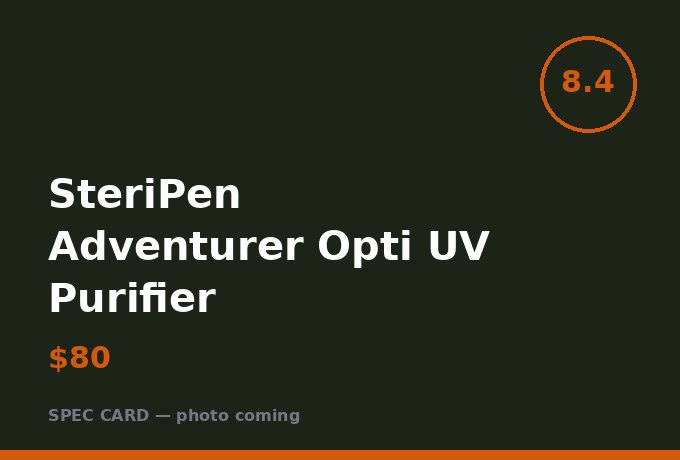 SteriPen Adventurer Opti UV Purifier