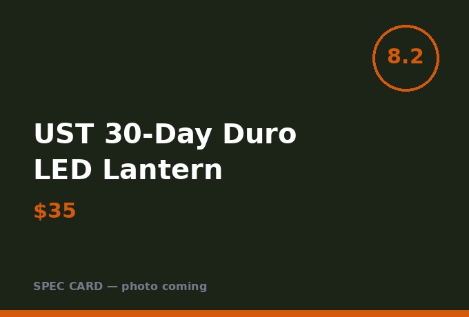 UST 30-Day Duro LED Lantern