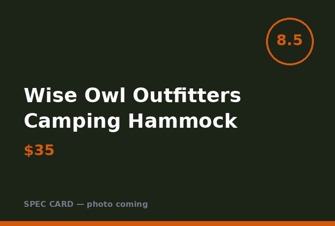 Wise Owl Outfitters Camping Hammock